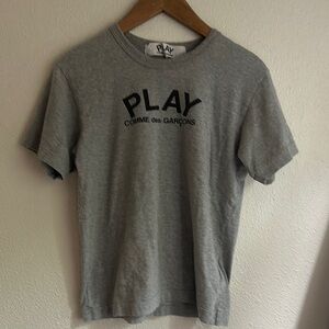Comme des Garçons PLAY Heather Gray Tee